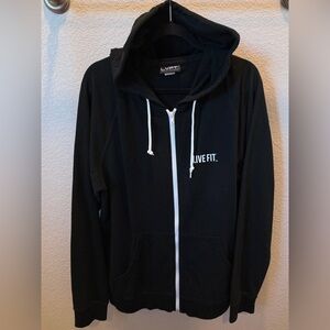 Men’s Black Full-Zip Hoodie Lifestyle x Performance INTERNATIONAL